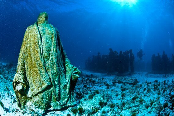 Immerse yourself in the beauty of Cancun's Underwater Museum of Art with Quick Shuttle Mexico
